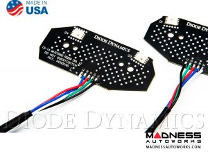 Ford Mustang Multicolor DRL LED Boards - Multicolor and White
